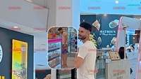 Edward Sanda și-a făcut de cap fără Cleopatra Stratan! Cine l-a făcut să zâmbească la mall