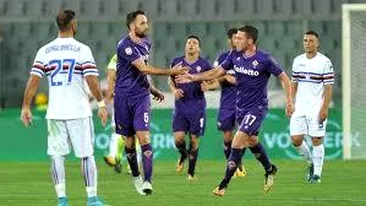 Fiorentina învinge Sampdoria şi merge în sferturile Cupei Italiei!
