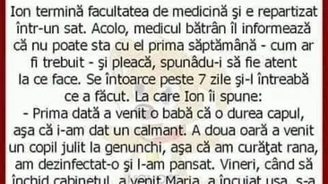 BANC | Vineri, când să închid cabinetul, a venit Maria. A încuiat ușa, s-a dezbrăcat și s-a întins pe masă, spunându-mi: Ioane...