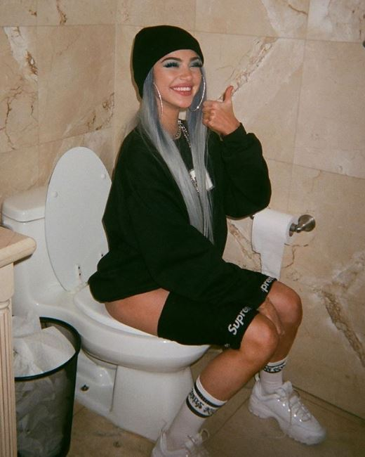 Adio, bun simț! Vedeta s-a fotografiat pe WC, în timp ce își făcea nevoile
