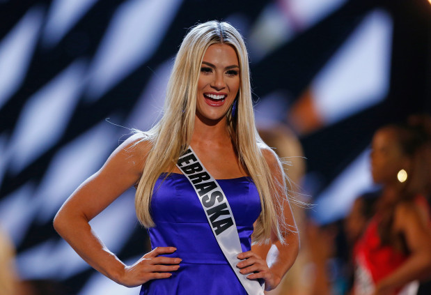 SHREVEPORT, LA - MAY 21:  Miss Nebraska Sarah Rose Summers competes in the 2018 Miss USA Competition at George's Pond at Hirsch Coliseum on May 21, 2018 in Shreveport, Louisiana.  (Photo by Matt Sullivan/Getty Images)