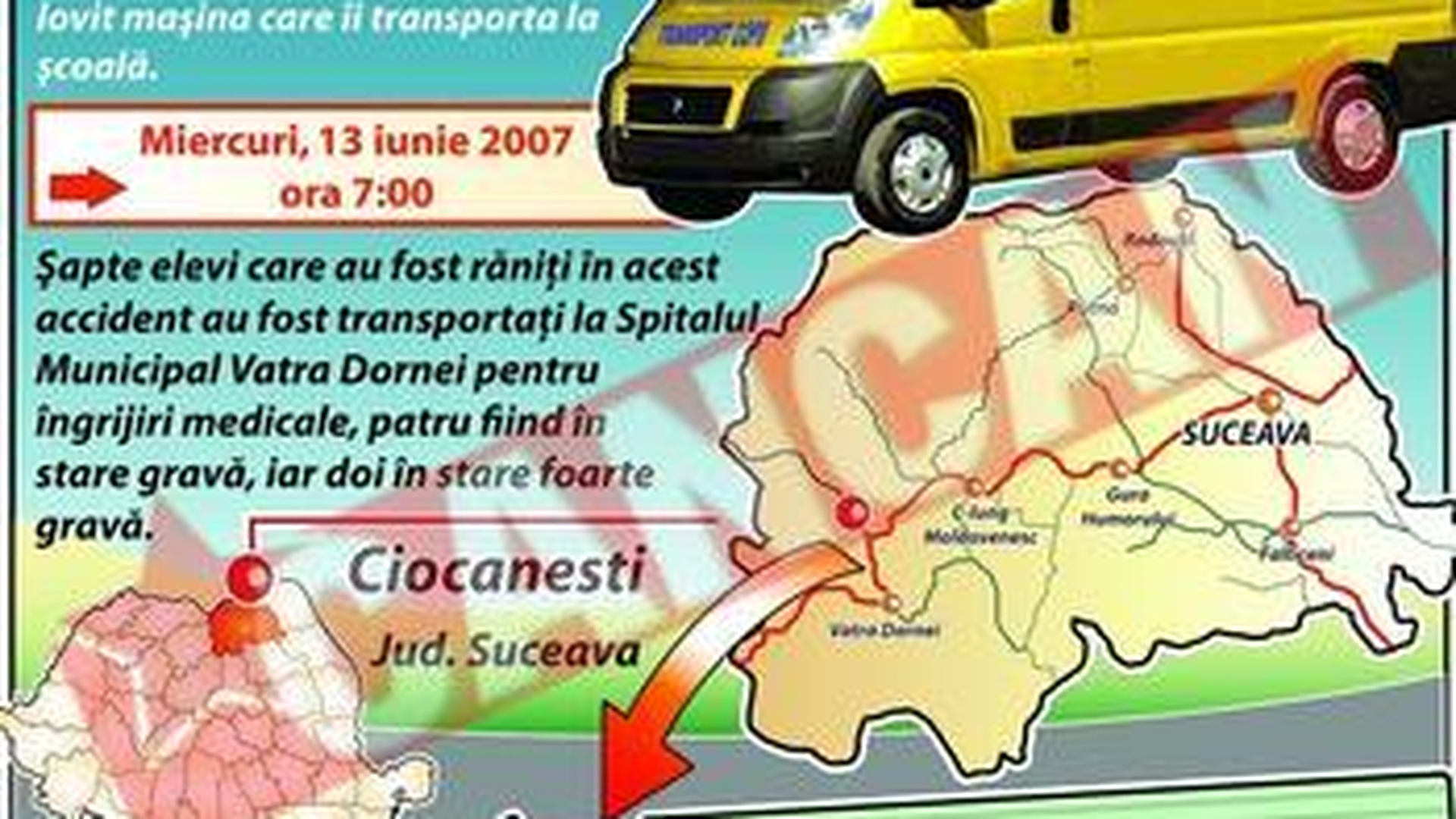 Carnagiu in autocarul scolii