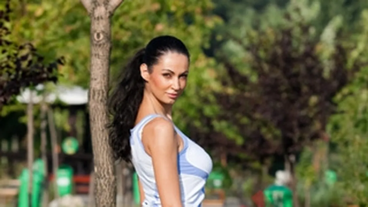 Nicoleta Luciu isi mentine forma fizica de invidiat, facand mult kangoo Jumps