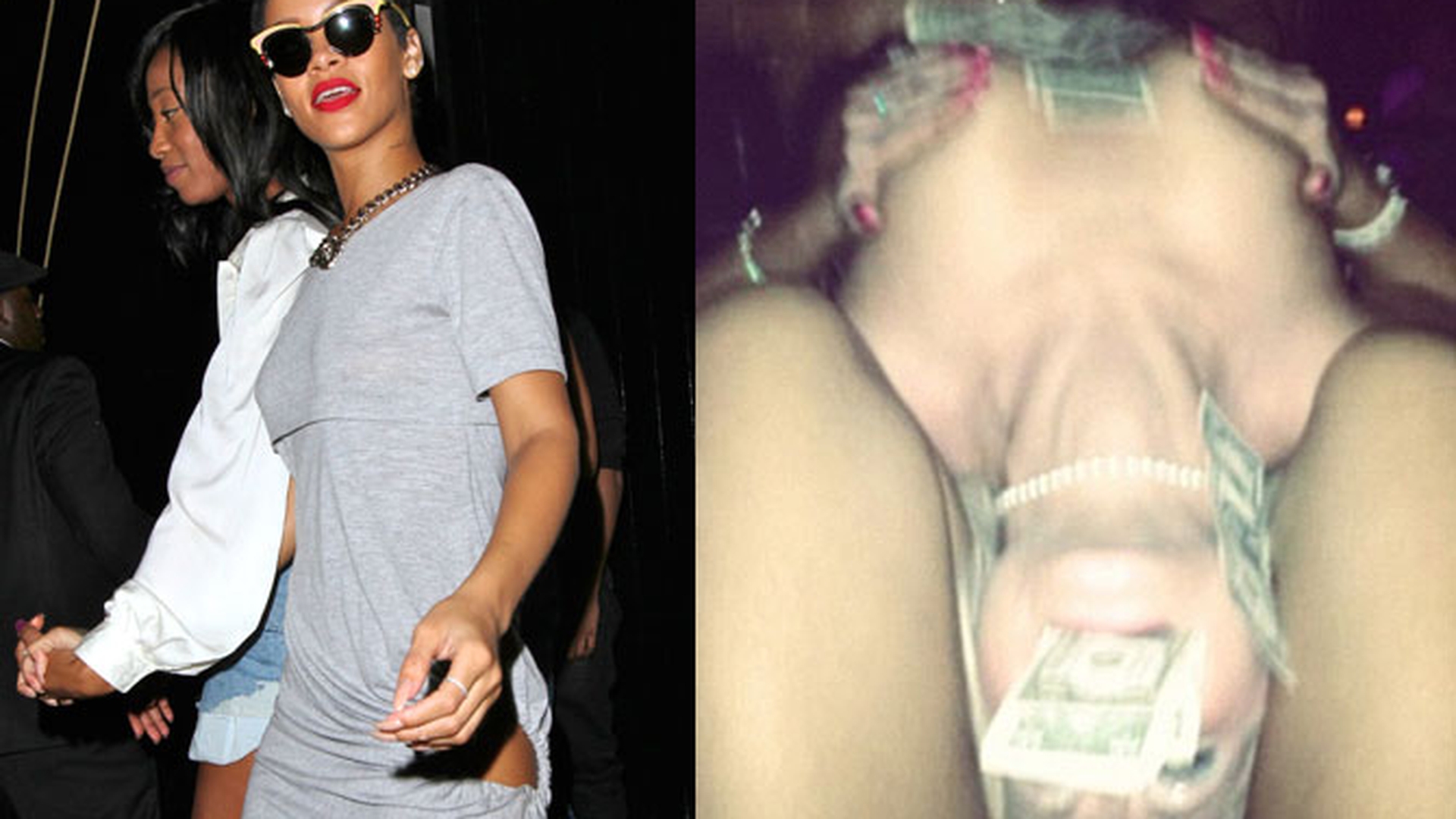 Destrabalare maxima! N-o sa-ti vina sa crezi ce-a facut Rihanna intr-un club de striptease
