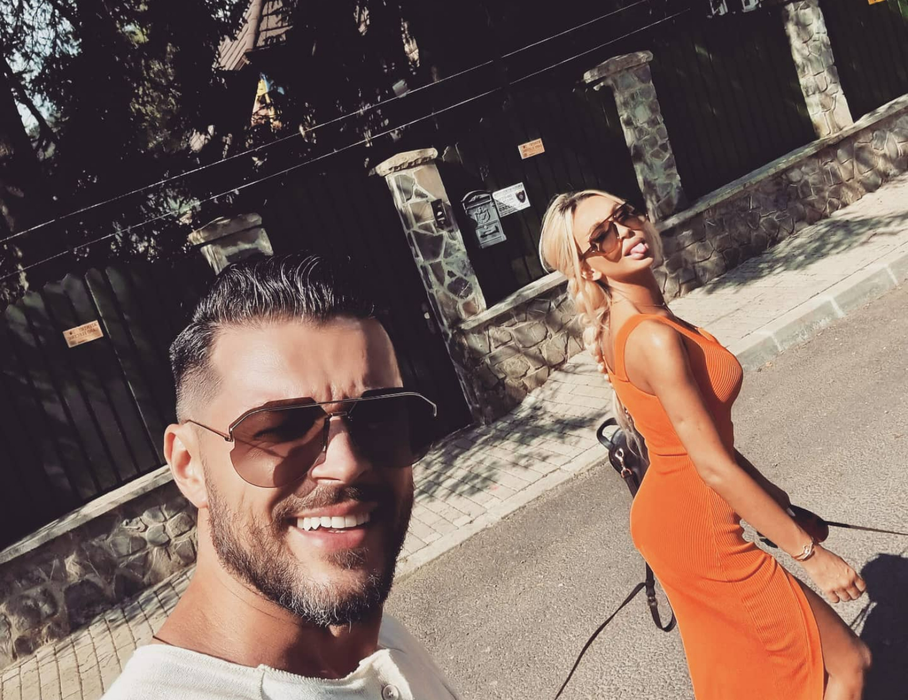 Victor Slav și Selina. Foto: Instagram
