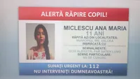 Copil de 11 ani, răpit în România de pe stradă! Ana Maria Miclescu a fost luată pe sus de 4 bărbați și o femeie