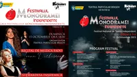 Ioana Dichiseanu și Dorina Roman, capete de afiș la Festivalul Monodramei Independente de la Brașov. Participă și un actor din Las Fierbinți