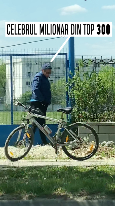 În plină zi, milionarul a fost nevoit să ”rezolve situația” lângă un gard