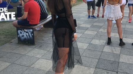 Ioana Grama, într-un OUTFIT provocator la Untold. I-a făcut o declarație de iubire unui artist cunoscut de la noi: “Îl ador pe...”
