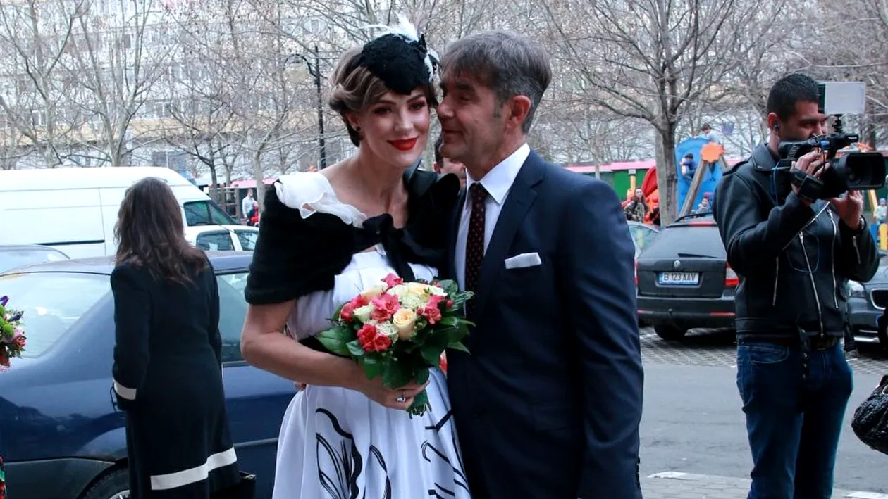 Roxana Ciuhulescu s-a măritat astăzi cu Silviu Bulugioiu! Imagini în premieră de la cununia civilă