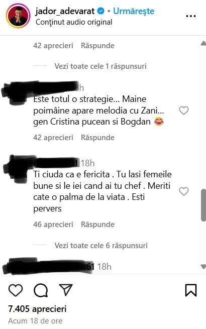 Jador, pulverizat după ce Zanni a dezvăluit că a bătut-o pe Oana Ciocan: „Strategie + Ai devenit cel mai penibil”