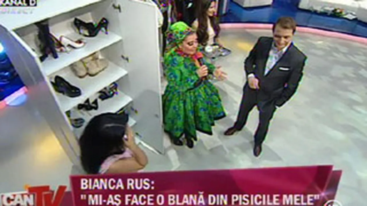VIDEO Bianca Rus nu se jeneaza ca nu are numai haine de firma: Pot sa ma imbrac si de la Bucur Obor
