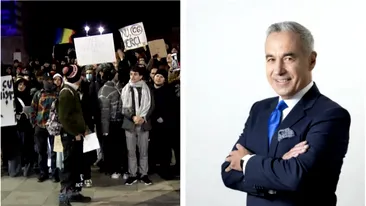 Protest în Capitală împotriva lui Călin Georgescu! „Nu poate reprezenta ceea ce am dorit noi în decembrie '89”