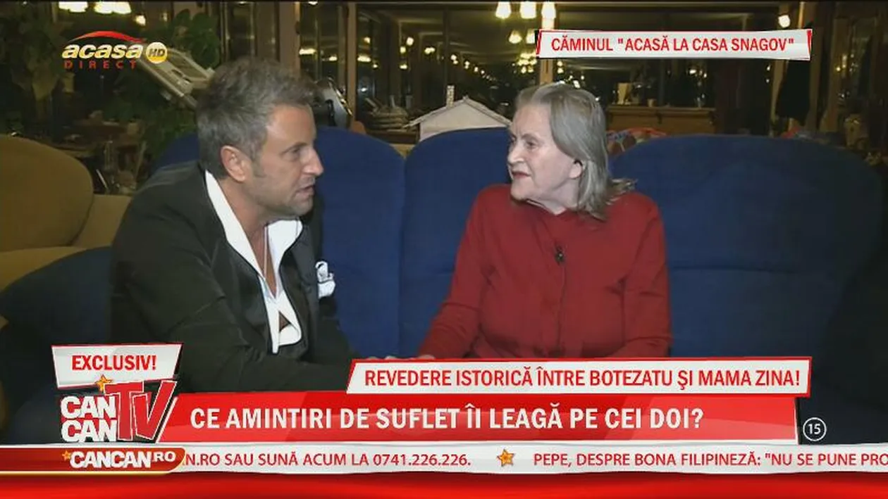 Intalnire istorica intre Catalin Botezatu si Zina Dumitrescu! Imi bate inima foarte tare pentru ca mi-am dorit de mult sa o vad