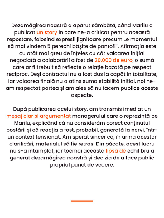 Marilu, acuzații grave la adresa unui brand românesc! Cum ar profita de imaginea ei, în plin scandal + Dreptul la replică