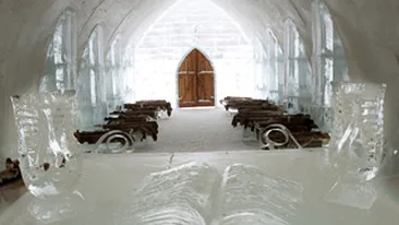 Poti sa-ti faci sarbatorile intr-un hotel de gheata