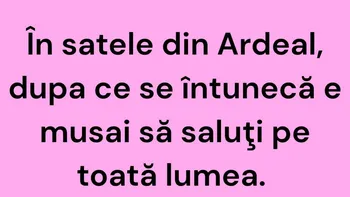 BANCUL ZILEI | Tradiție în Ardeal