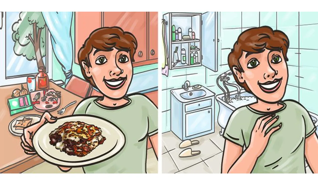 Test IQ cu 10 quiz-uri | Primul: Andra a primit aceste 2 poze de la iubitul ei. Și-a dat seama imediat că o înșală. Ce detaliu l-a dat de gol?