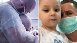 Codin Maticiuc și Mihai Bendeac au vizitat copiii bolnavi de cancer dintr-un spital: "De la doi păcătoși, acum, în Săptămâna Mare transmitem sănătate"