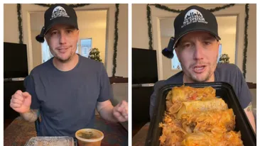 Un american, uluit după ce a mâncat sarmale cu mămăligă în Queens, New York: ”Cine a ascuns mâncarea românească de mine?”