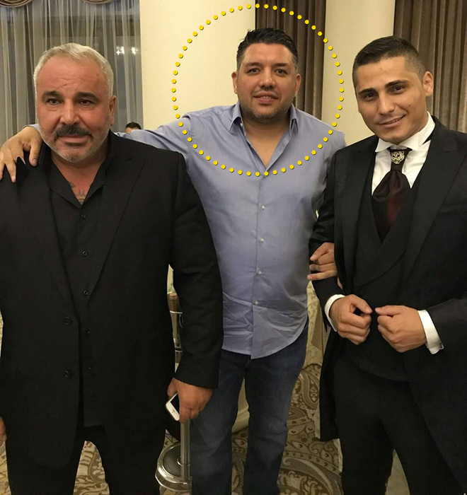 "Pablo Escobar" al României, alături de Sile Cămătaru (stânga)