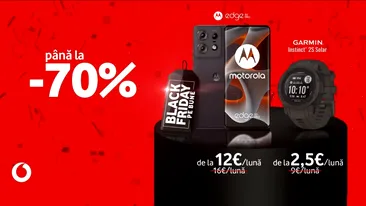 (P) Reduceri de până la 70% de „Black Friday pe bune”, la Vodafone