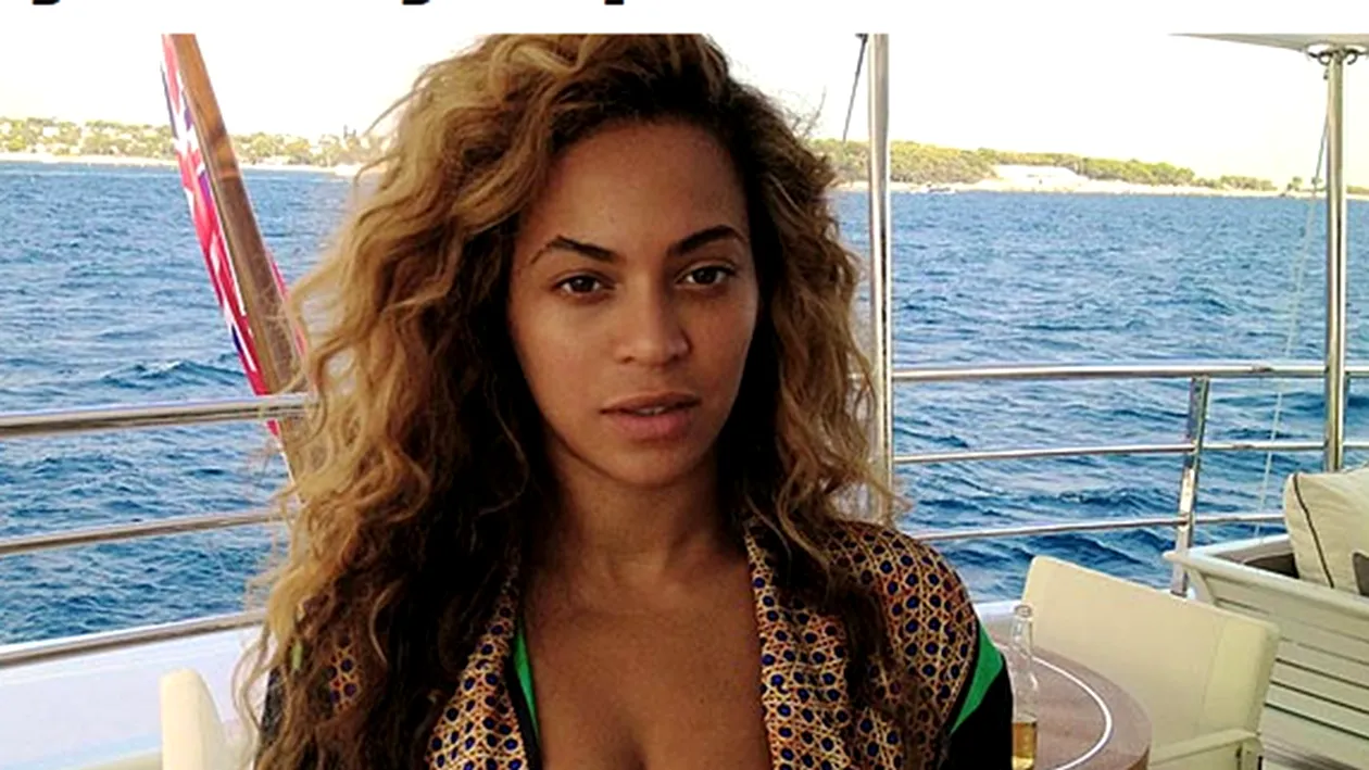 Ce fata obraznică! Beyoncé îşi arată curbele ispititoare, îmbrăcată în chiloţei cu leopard print! Sexy sau nu?