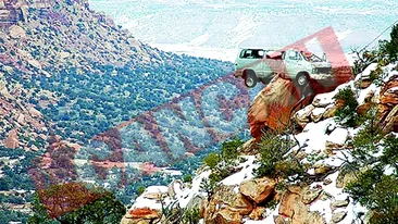 Cu masina pe marginea prapastiei