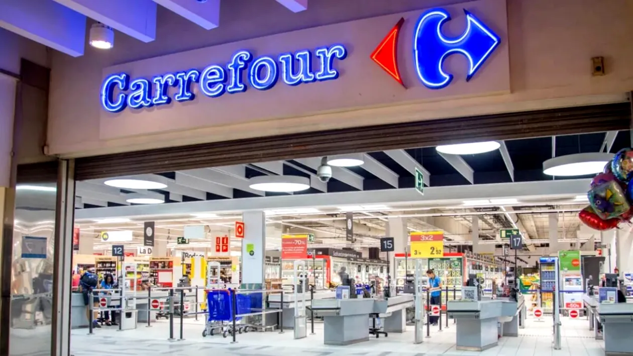 Un bărbat a fost încuiat într-un Carrefour toată noaptea. Cu ce a umplut bărbatul din Franța patru valize