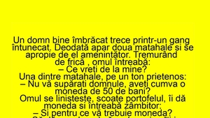 BANCUL ZILEI | "Domnule, aveți cumva o monedă de 50 de bani?"
