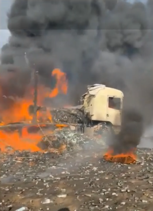 Dezastru în Mehedinți! Accident grav cu două TIR-uri şi o maşină. La scurt timp după impact, a izbucnit un incendiu de proporții