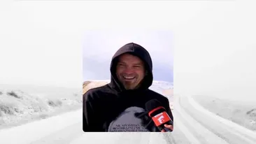 Un turist polonez mergea la mare în Grecia, dar a făcut un popas în România. Cum a reacţionat când a văzut zăpadă