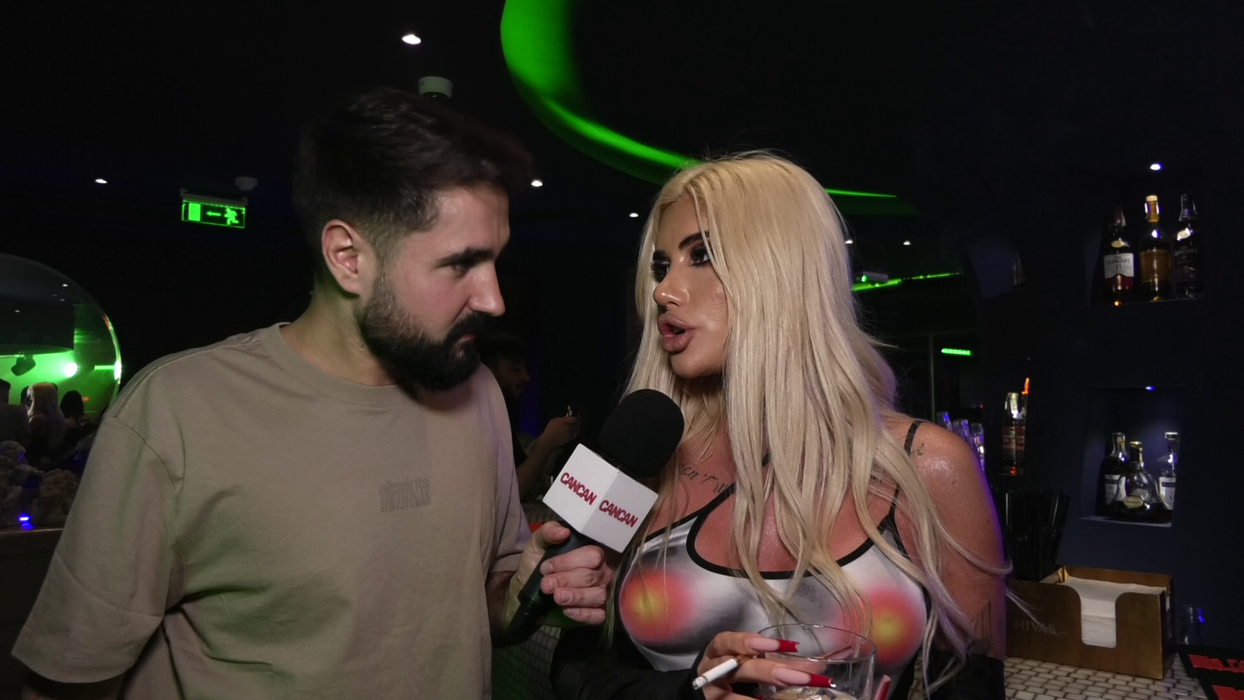 Bia, declarații despre sărutul cu rapper-ul 6ix9ine (Foto: captură video CANCAN)