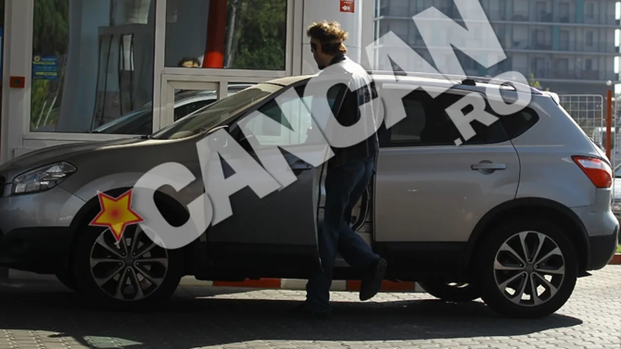 A echipat-o cu... anvelope de iarna. Florin Piersic Jr, grijuliu cu noua iubita!