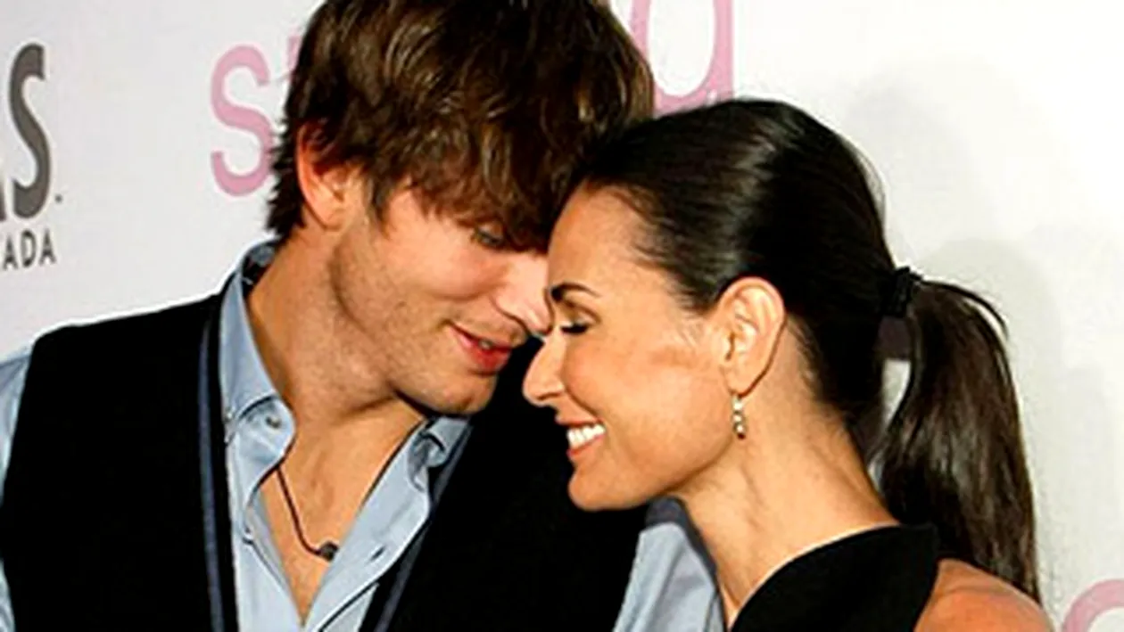 Demi Moore divorteaza de Ashton Kutcher! Anuntul a fost facut chiar de actrita