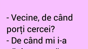 BANCUL ZILEI | "Vecine, de când porți cercei?"