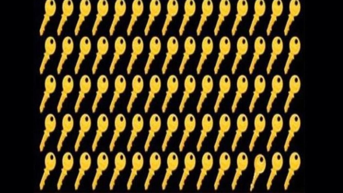 Test de perspicacitate | O singură cheie este diferită de toate celelalte. Care?