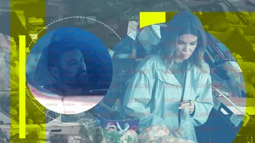 Gina Pistol a luat cu asalt tarabele din piață, Smiley a făcut pe „bona” în parcare. În familia artistului, sarcinile sunt clar împărțite