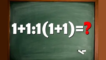 Test de matematică foarte simplu | Calculați 1+1:1(1+1)=?