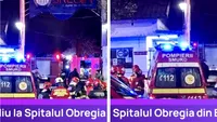 Momente de groază la Spitalul Obregia! Zeci de pacienți evacuați din cauza unui incendiu