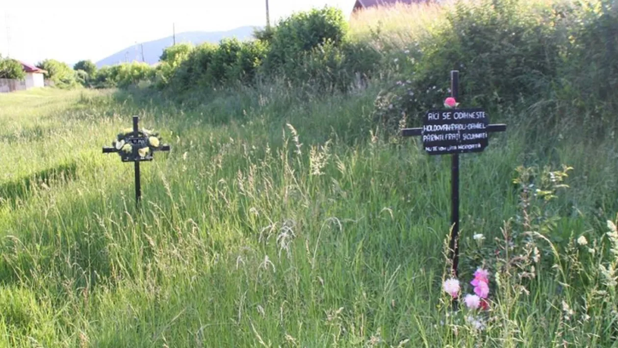 Ce se întâmplă la locul unde au murit cei patru fraţi din Bistriţa! Oamenii sunt revoltaţi