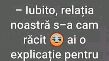 Bancul sfârșitului de săptămână | Când relația se răcește...