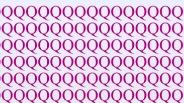 Test de inteligență | Numai geniile cu IQ peste 140 văd litera 'O' în doar 10 secunde!