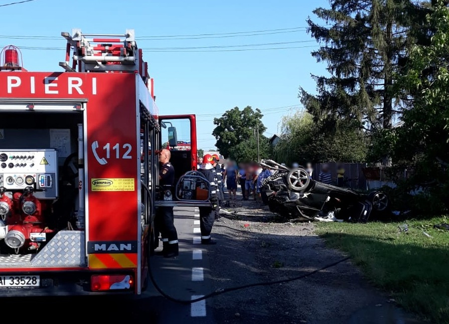 Accident grav în Dâmbovița! Doi oameni au murit!