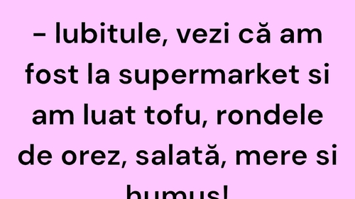 BANC | Tofu, rondele de orez, salată, mere și humus