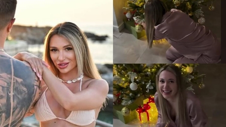 Ce cadou a primit Daria Cuflic de la iubitul ei, de Crăciun. Fosta ispită de la Insula Iubirii a filmat TOT!
