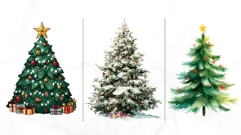 Cel mai tare test psihologic de Ajun | Alege unul dintre cei 3 brazi și îți vom spune cine ești, de fapt