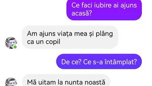 BANC | Discuție între un el și o ea: ”Ce faci, iubire, ai ajuns acasă?”