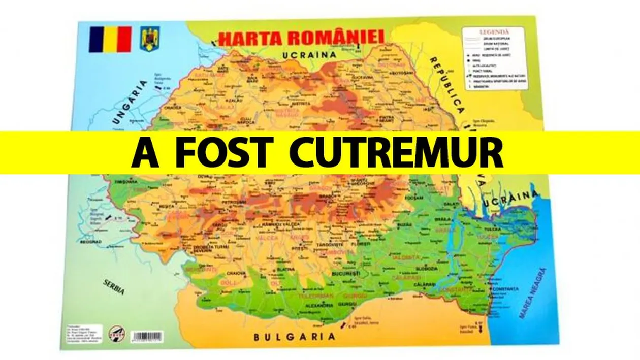 Cutremur însemnat în România, azi-noapte. L-ai simțit?