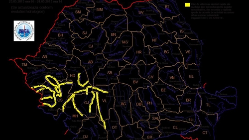 Meteorologii anunta ploi, hidrologii emit avertizari! Atentie, risc de inundatii pe mai multe rauri!